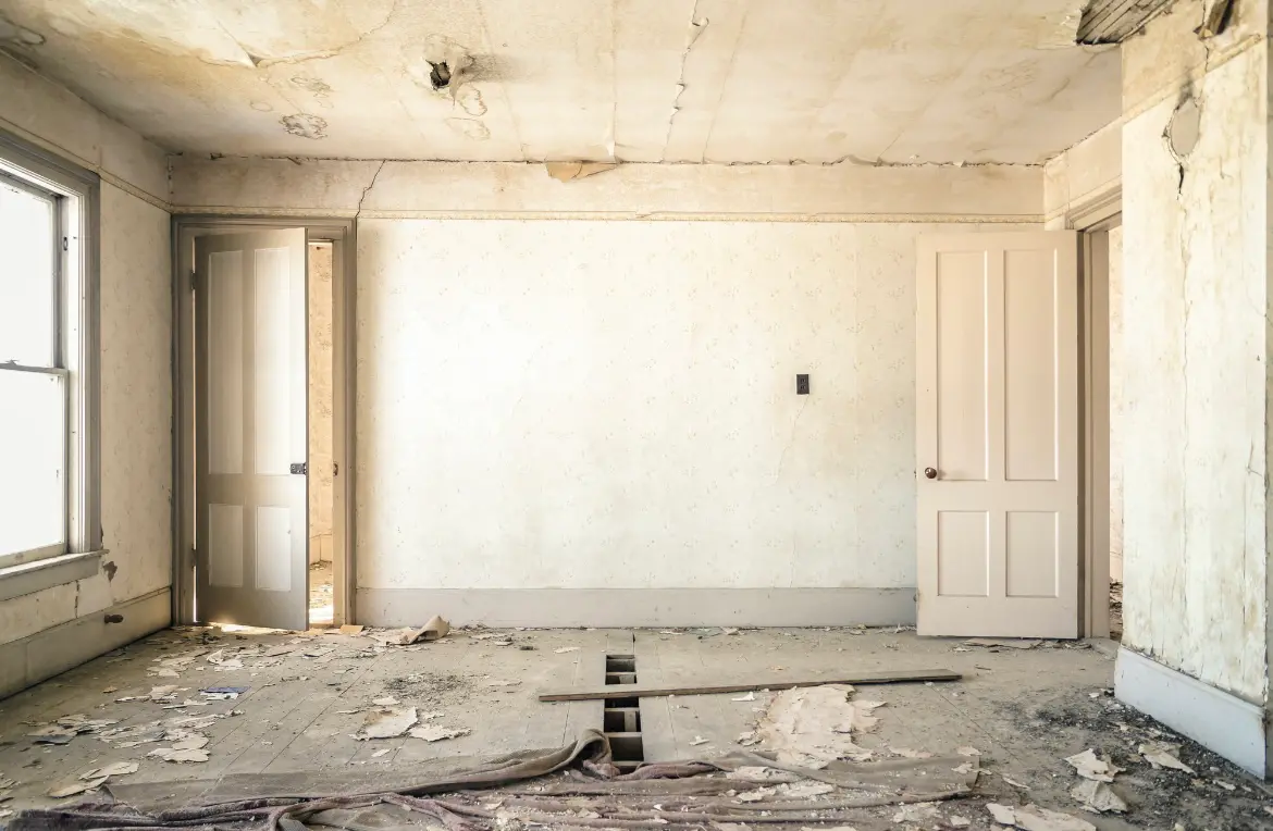 Waste disposal crew managing a cleanout project in Ambler